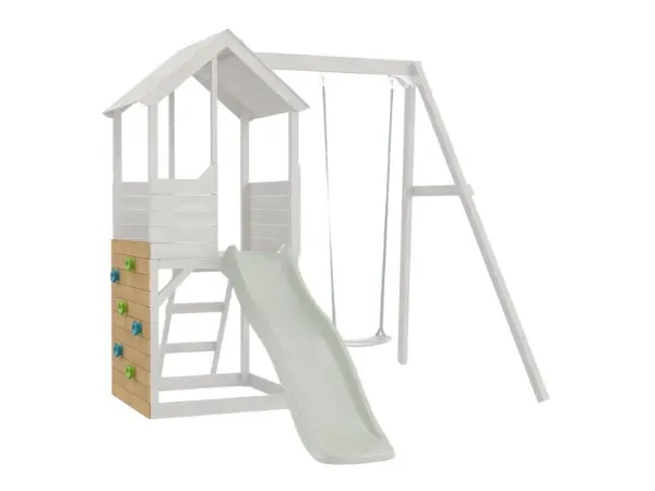 Element Treehouse: ścianka wspinaczkowa z uchwytami